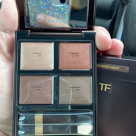 Brand new authentic Tom Ford Body Heat Luxe Eyeshadow Palette in Box w Pouch - Picture 7 of 8